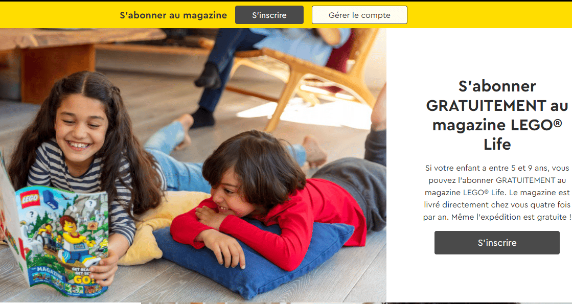 Magazine de LEGO Life gratuit sur lego.com