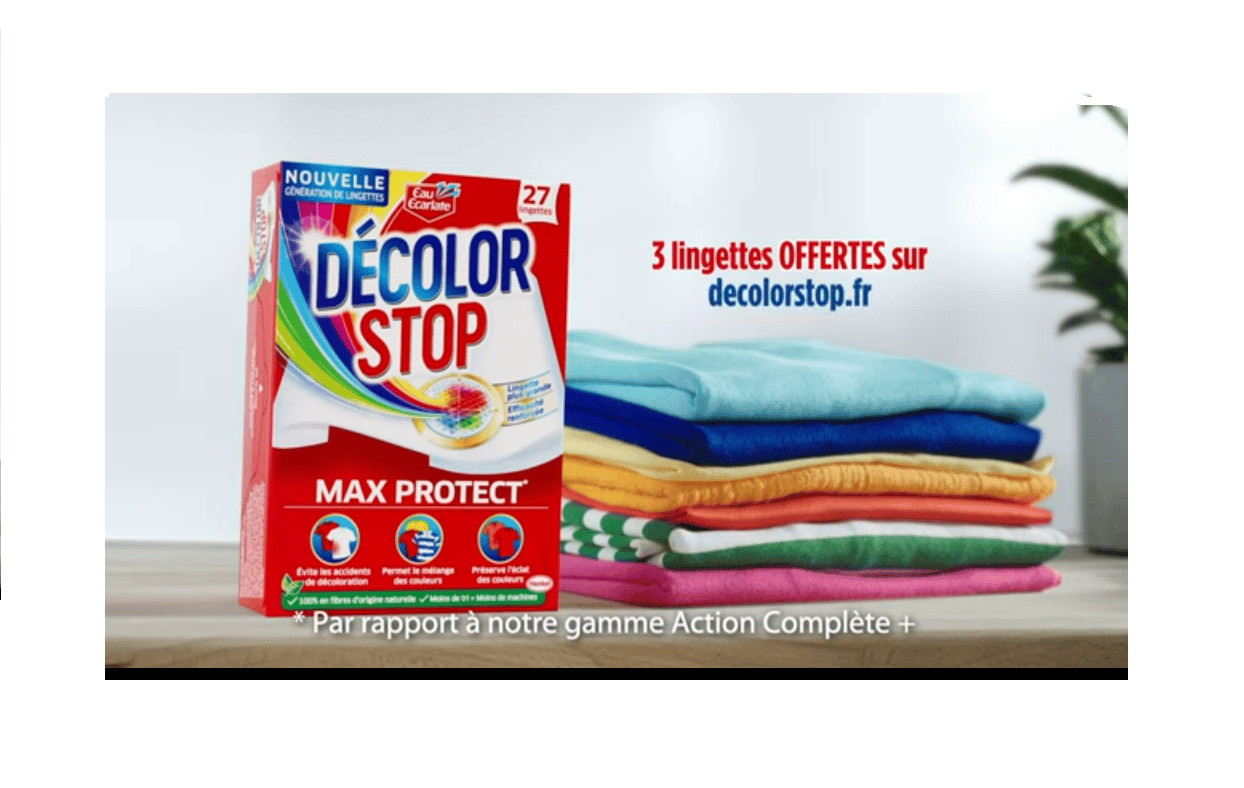 Échantillons gratuits de lingettes Décolor Stop