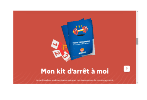 Kit gratuit pour arrêter de fumer à commander sur le site Mois Sans Tabac