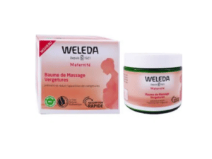 Échantillon gratuit du baume massage vergetures Weleda