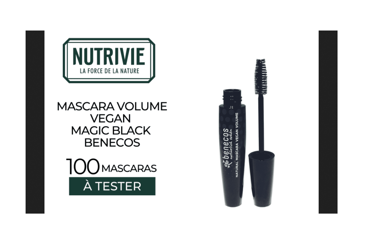 Mascara Volume Vegan « Magic Black » BENECOS Nutrivie à tester