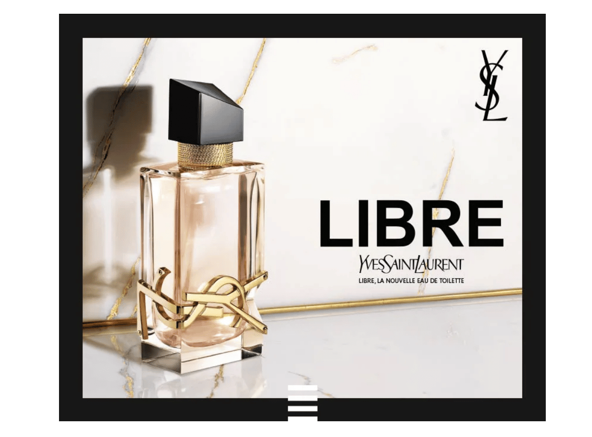 Échantillon gratuit de l’eau de toilette Libre Yves Saint Laurent