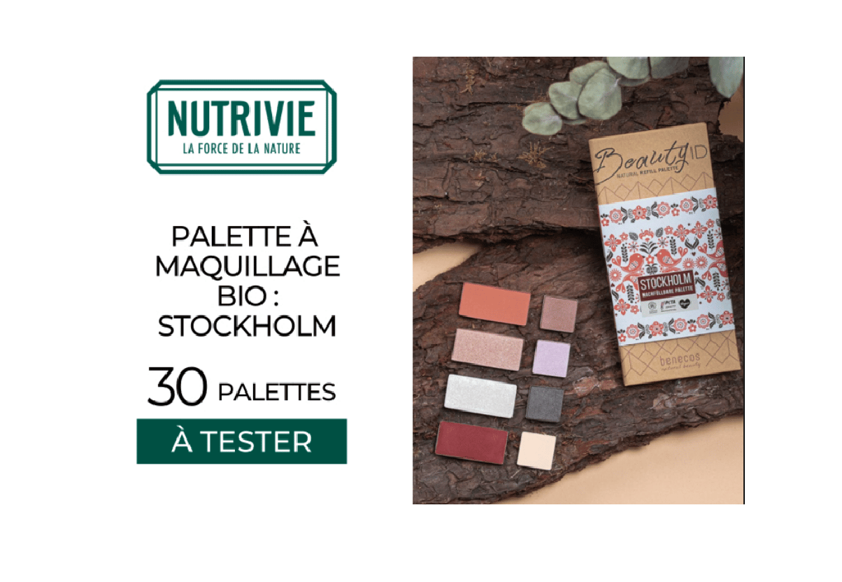 Palette à maquillage bio Stockholm de BENECOS à tester gratuitement