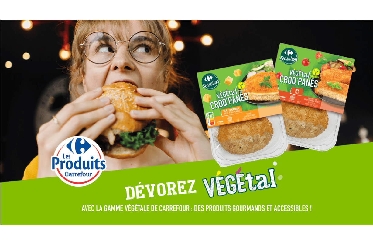 Carrefour Sensation Végétal Croq’panés : 3000 produits offerts sur Trnd