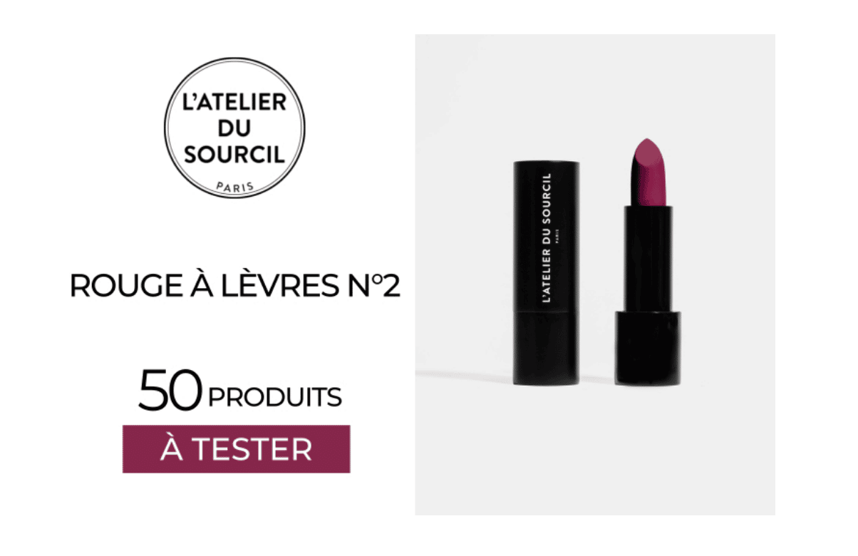 Rouge à lèvres N°2 L’Atelier du Sourcil à tester gratuitement