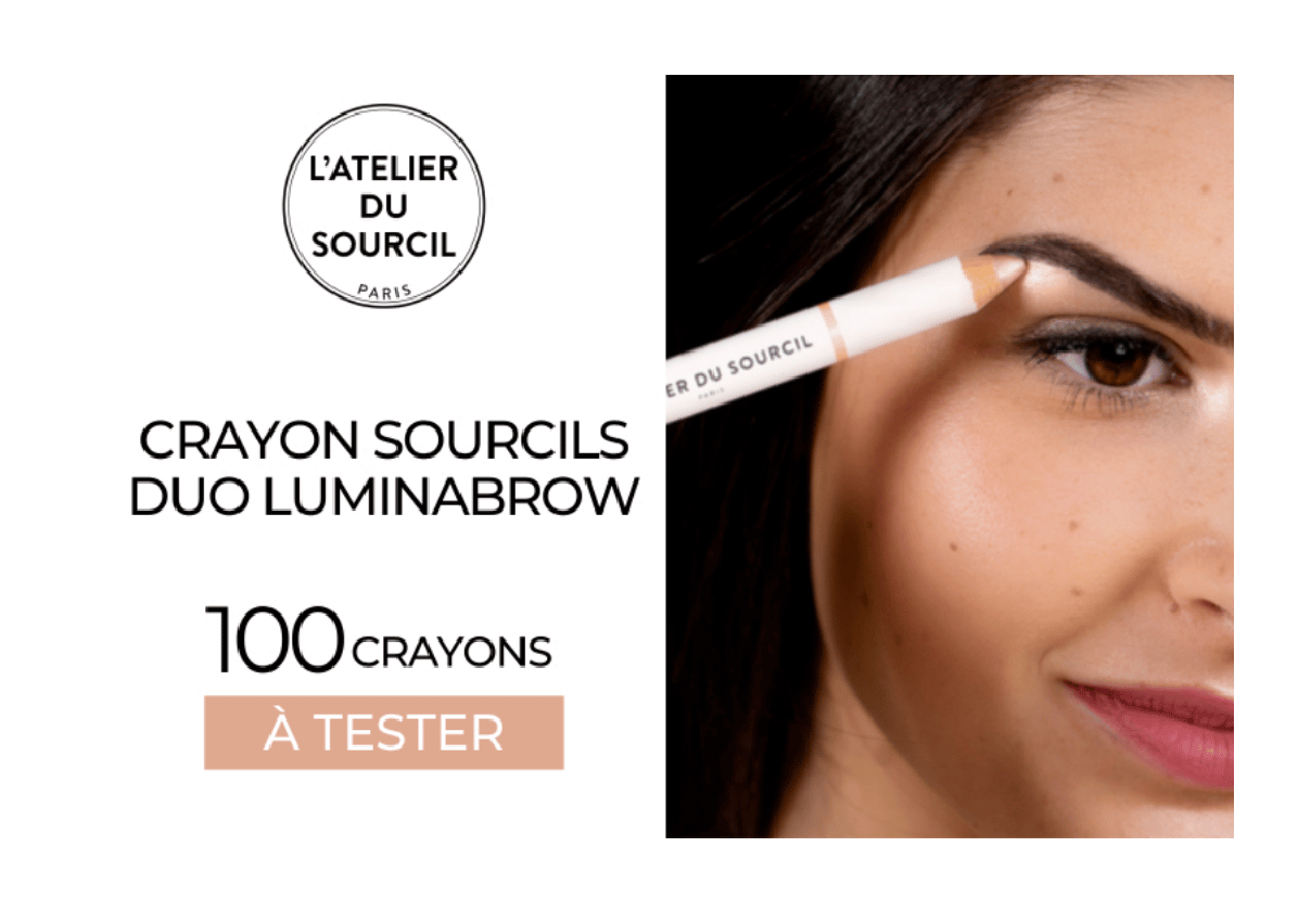 Crayon sourcil Duo Luminabrow gratuit sur monvanityideal.com