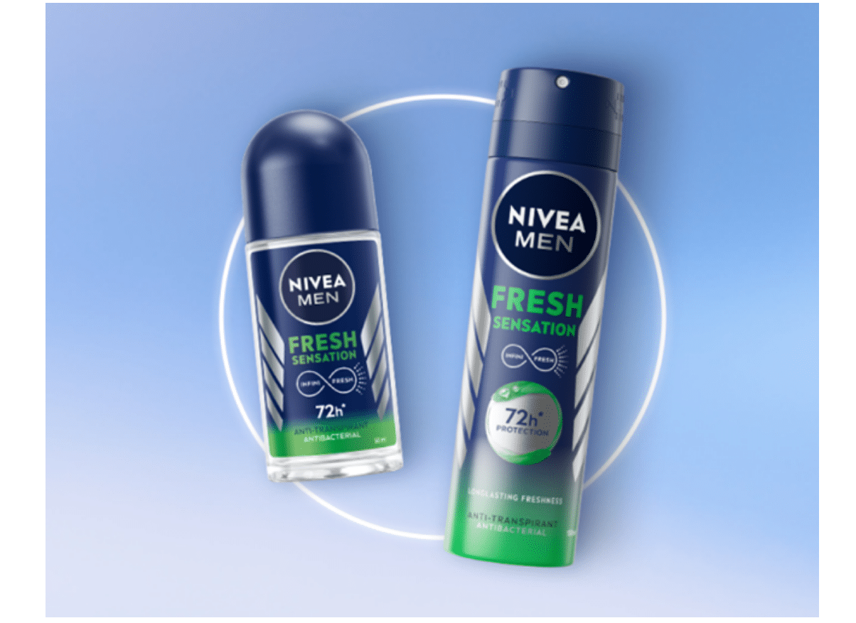 Déodorant Fresh Sensation 72h Nivea men à tester gratuitement sur nivea.fr