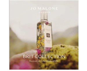 Échantillons gratuits d’Eaux de Parfum « Brit collection » Jo Malone London