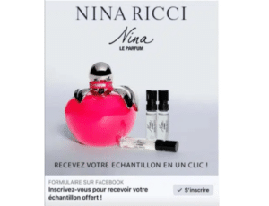 Échantillons gratuits du parfum « Nina Le Parfum » de Nina Ricci